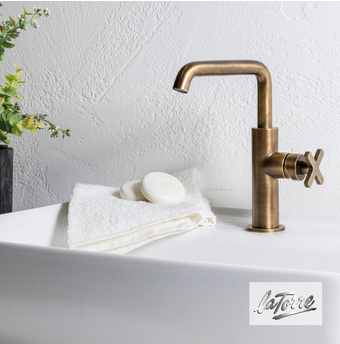 ELLE CROSS Antique Brass 
