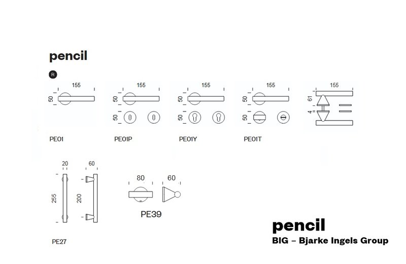 Pencil Dimencions
