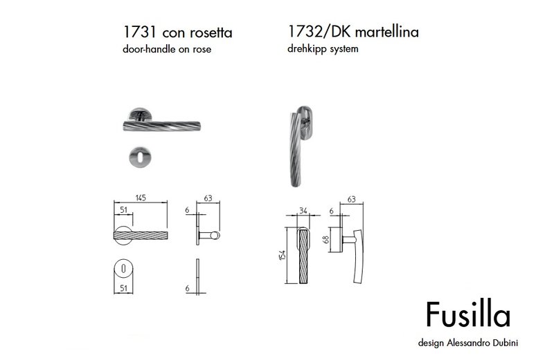 fucilla 1731 Dimensions 