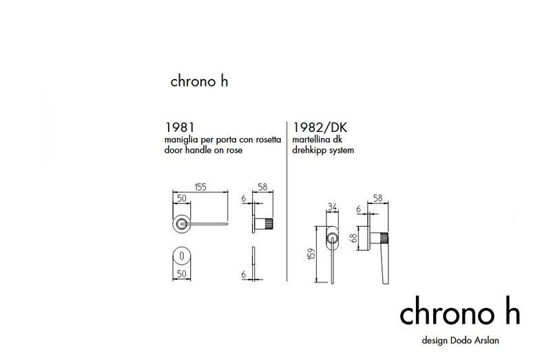 chrono h Dimencions